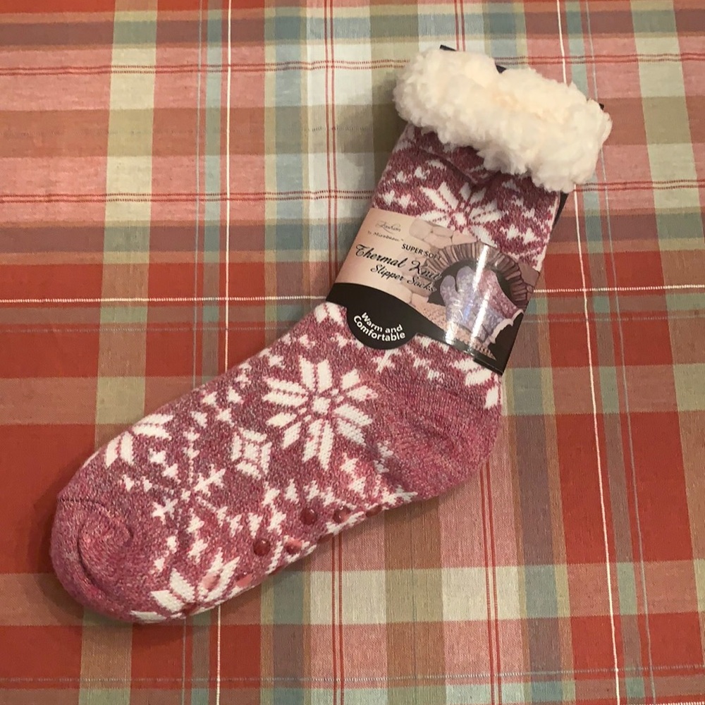 Thermal Knit Slipper Socks
